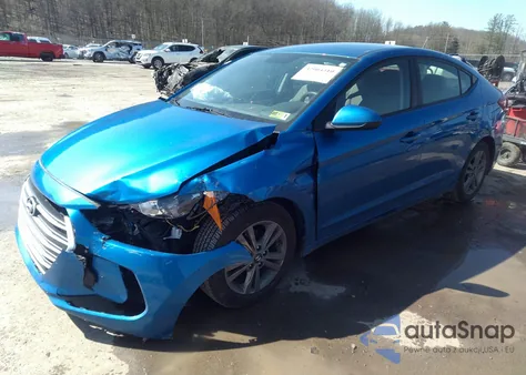 2018 Hyundai Elantra Sel from USA, damaged, VIN 5NPD84LF5JH365652